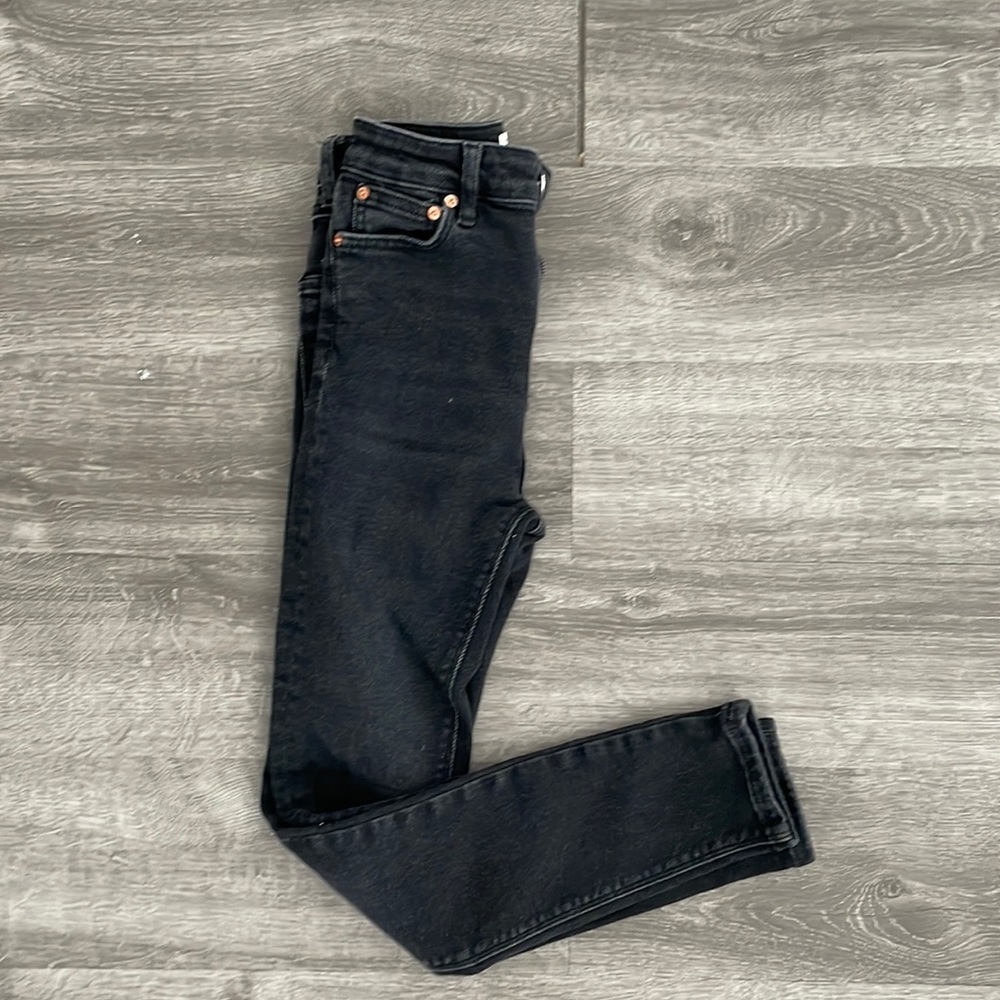Black zara skinny jeans